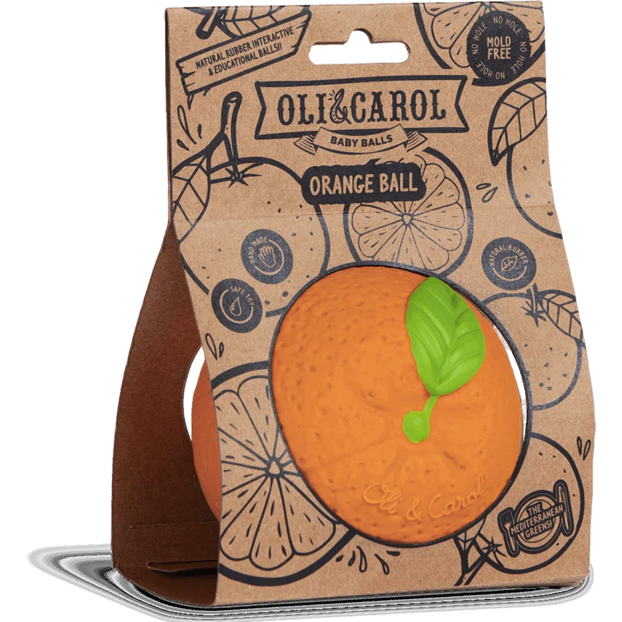 Oli & Carol Orange Baby Ball
