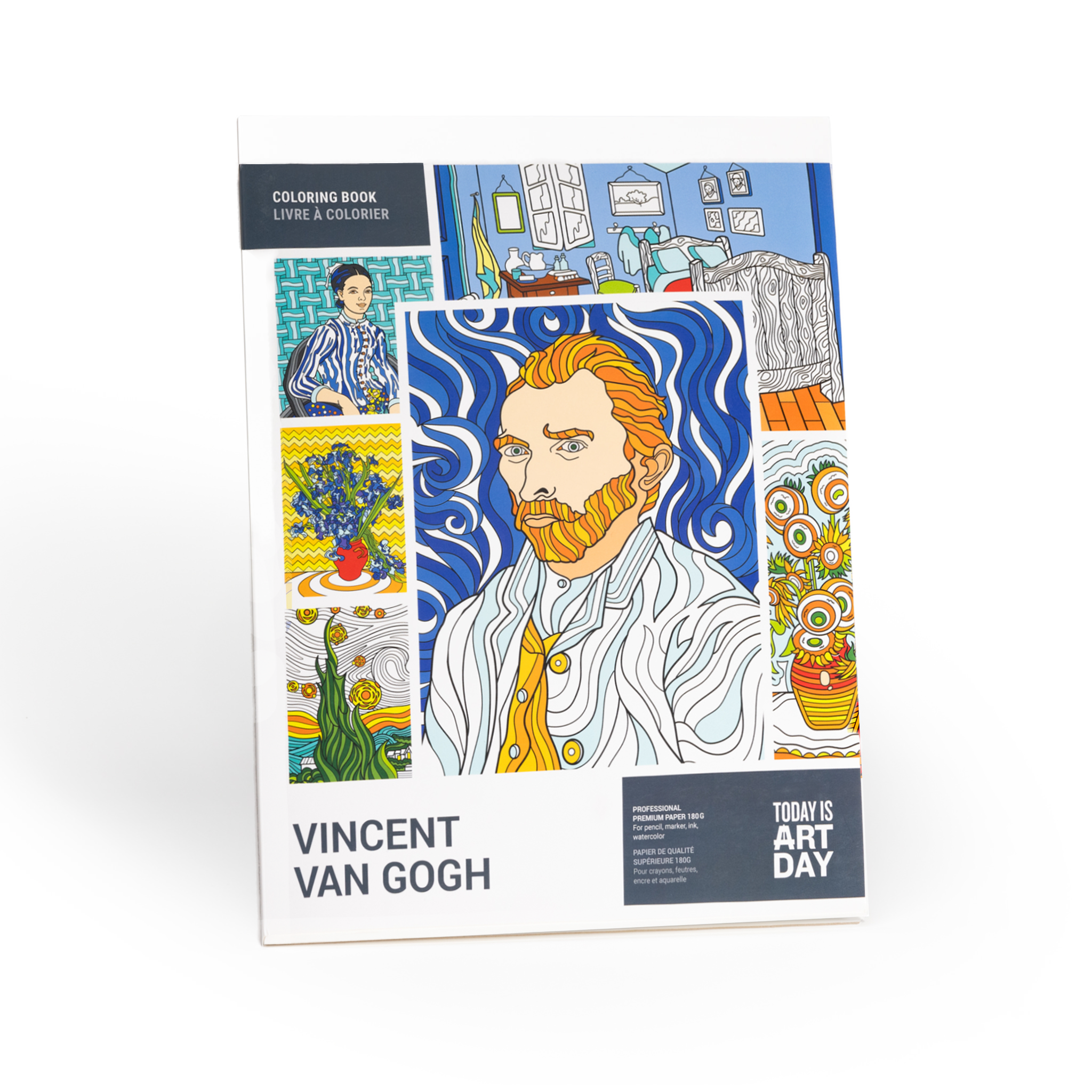 Coloring Book - Vincent van Gogh, photo 1 of 8