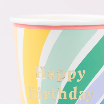 Meri Meri Rainbow Swirl Cups, photo 2 of 2