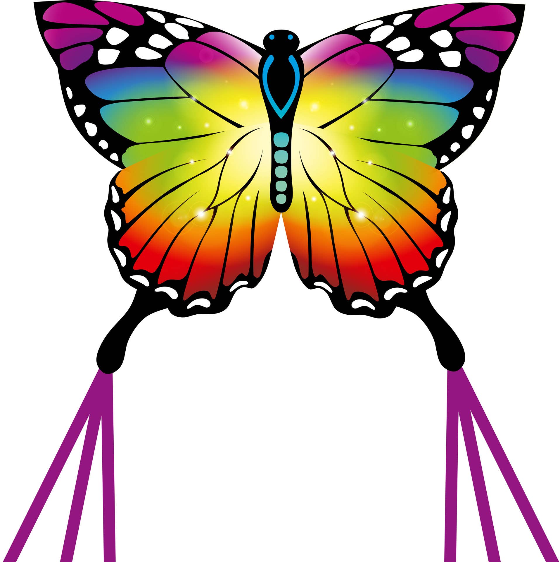 Ecoline Butterfly Kite Rainbow, photo 1 of 2