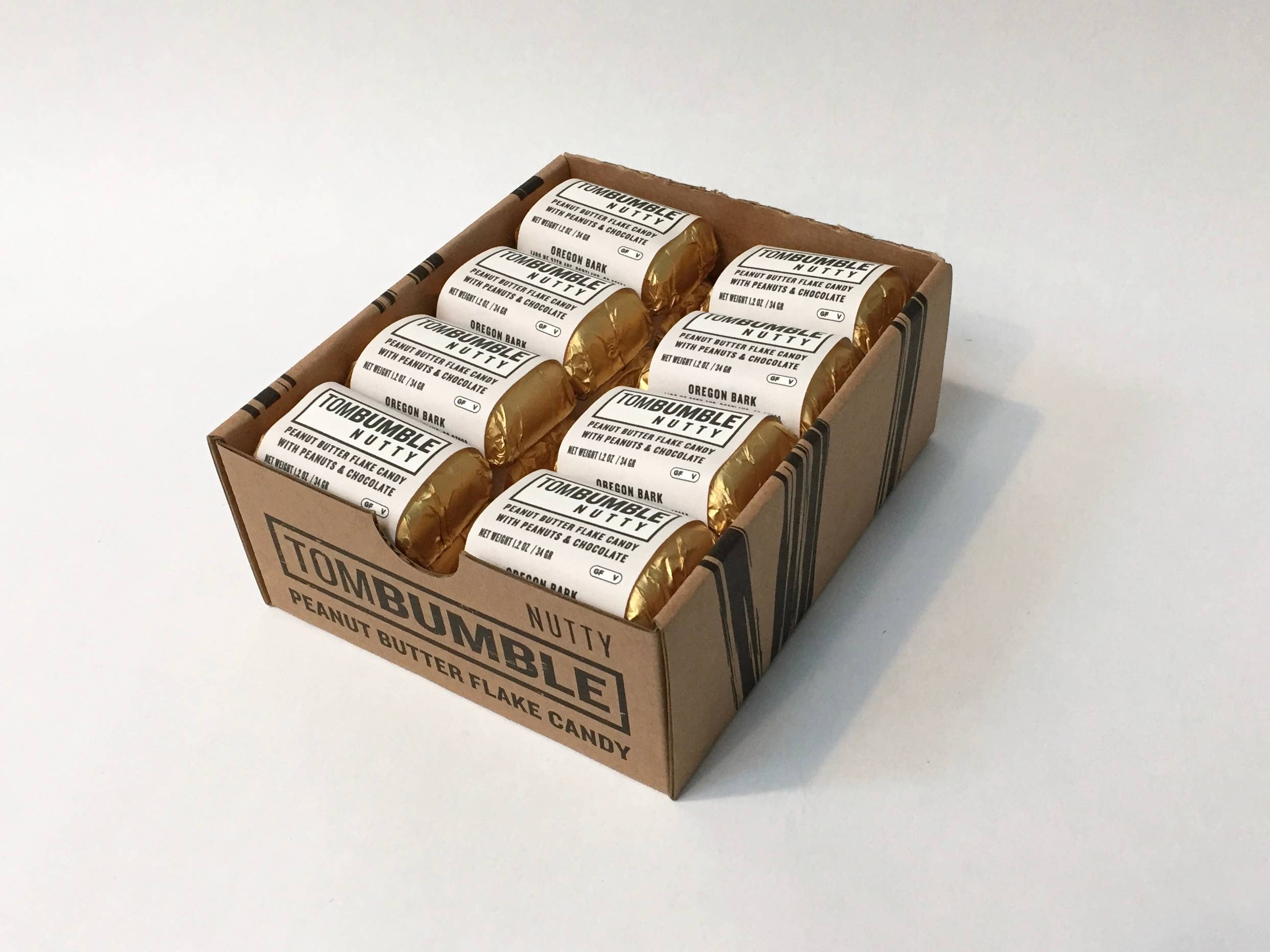 Tom Bumble Nutty Candy Bar - Peanut Butter Flake & Chocolate, photo 1 of 6