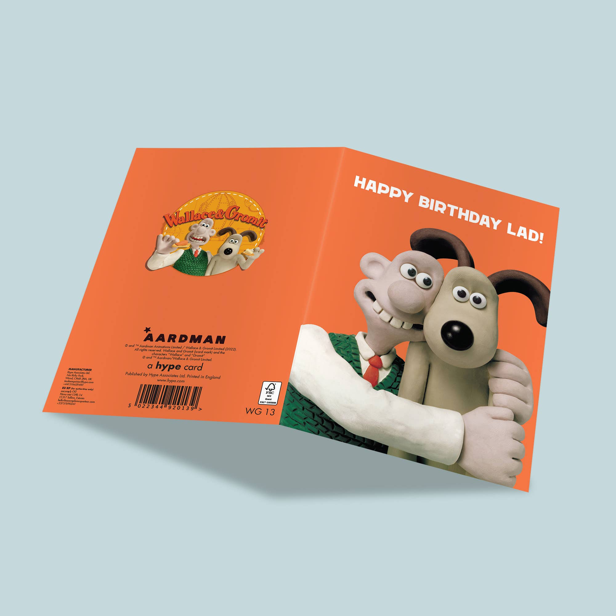 Birthday Card | Wallace and Gromit | Happy Birthday Lad, photo 2 of 2
