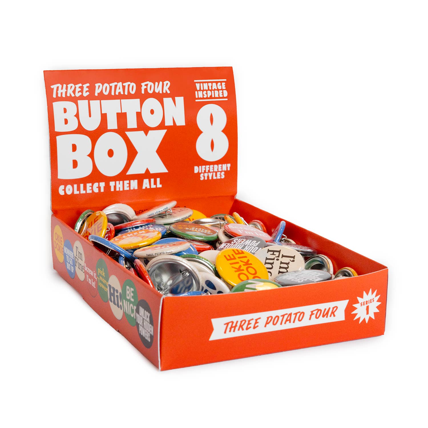 Three Potato Four Button Box - Series 1, photo 1 of 4