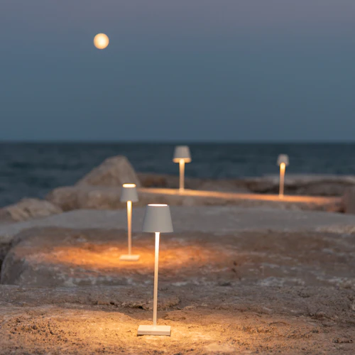Poldina Pro Micro Cordless Lamp White. Zafferano America, photo 2 of 2