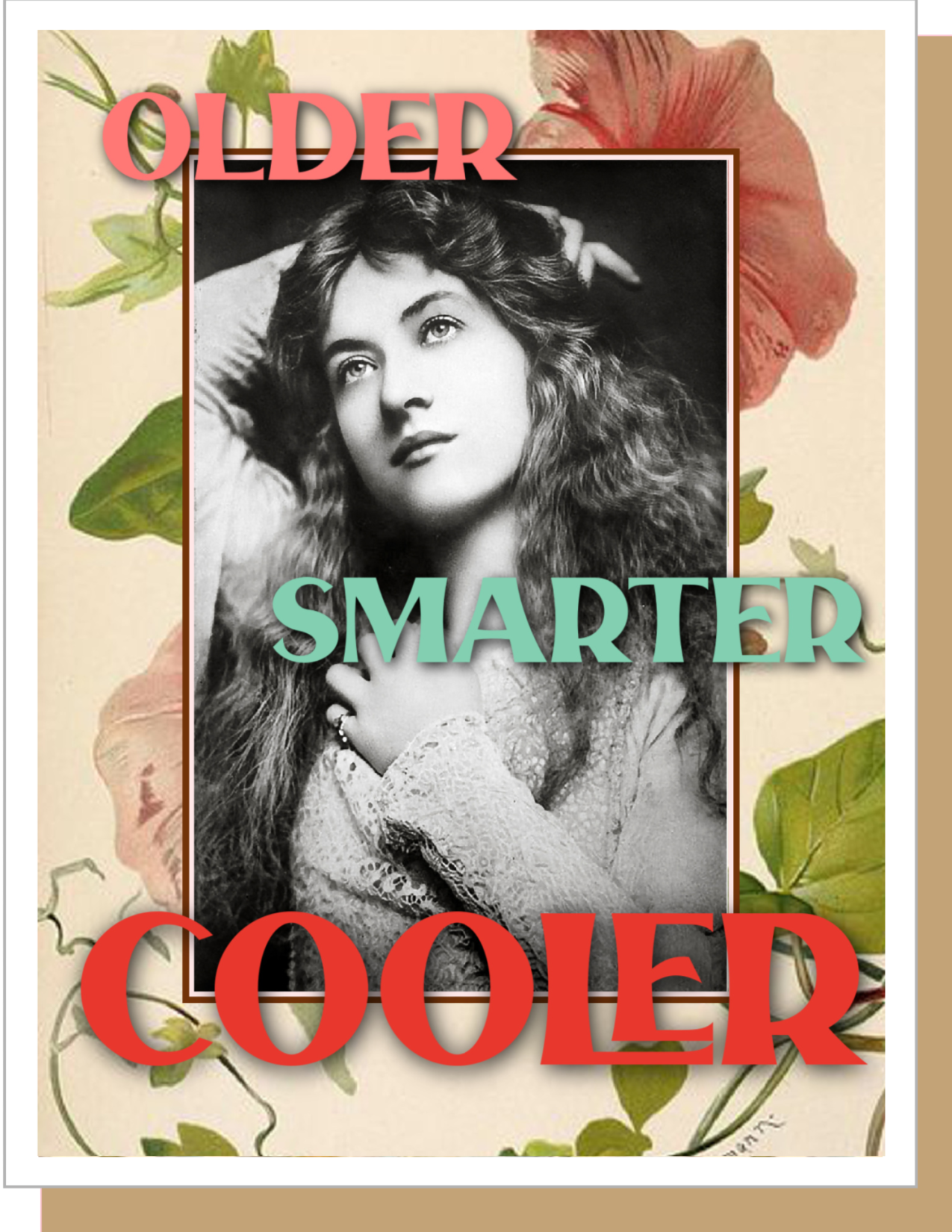 Umlaut Brooklyn Older, Smarter, Cooler- Birthday Greeting Card, photo 3 of 3