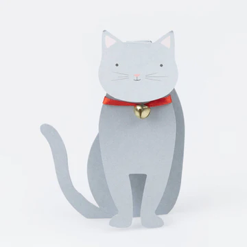12 Pop Up Cat Valentines Cards with Stickers, photo 2 of 2