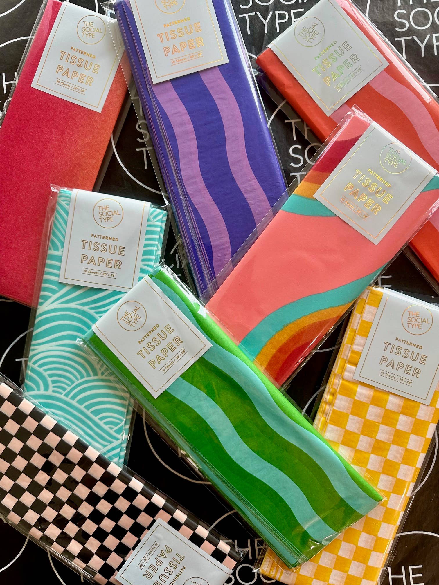 Rainbow Ribbon Tissue Paper, photo 4 of 4