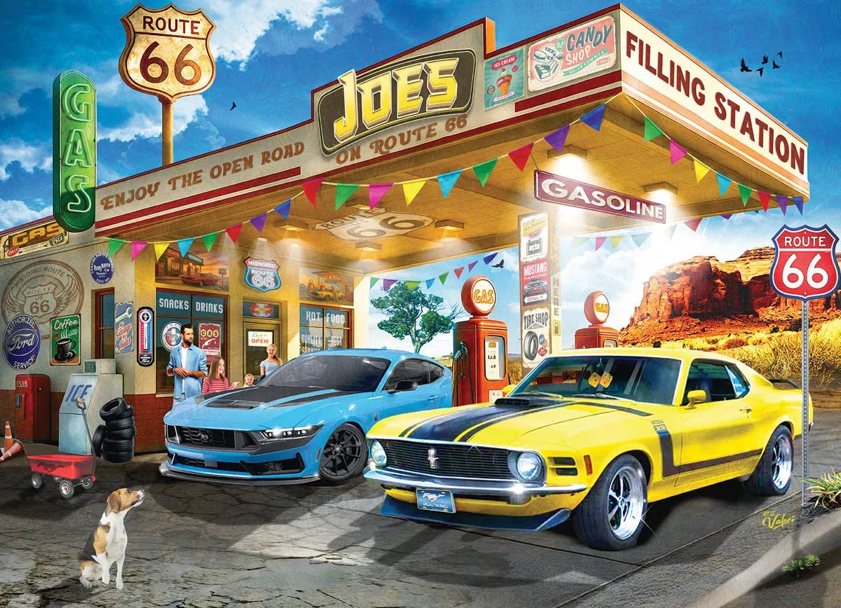 Mustang Boss vs Dark Horse 1000pc Puzzle, photo 2 of 4