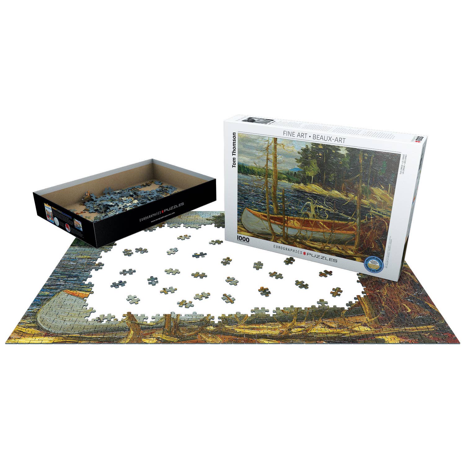 The Canoe Tom Thompson 1000pc Puzzle, photo 3 of 3