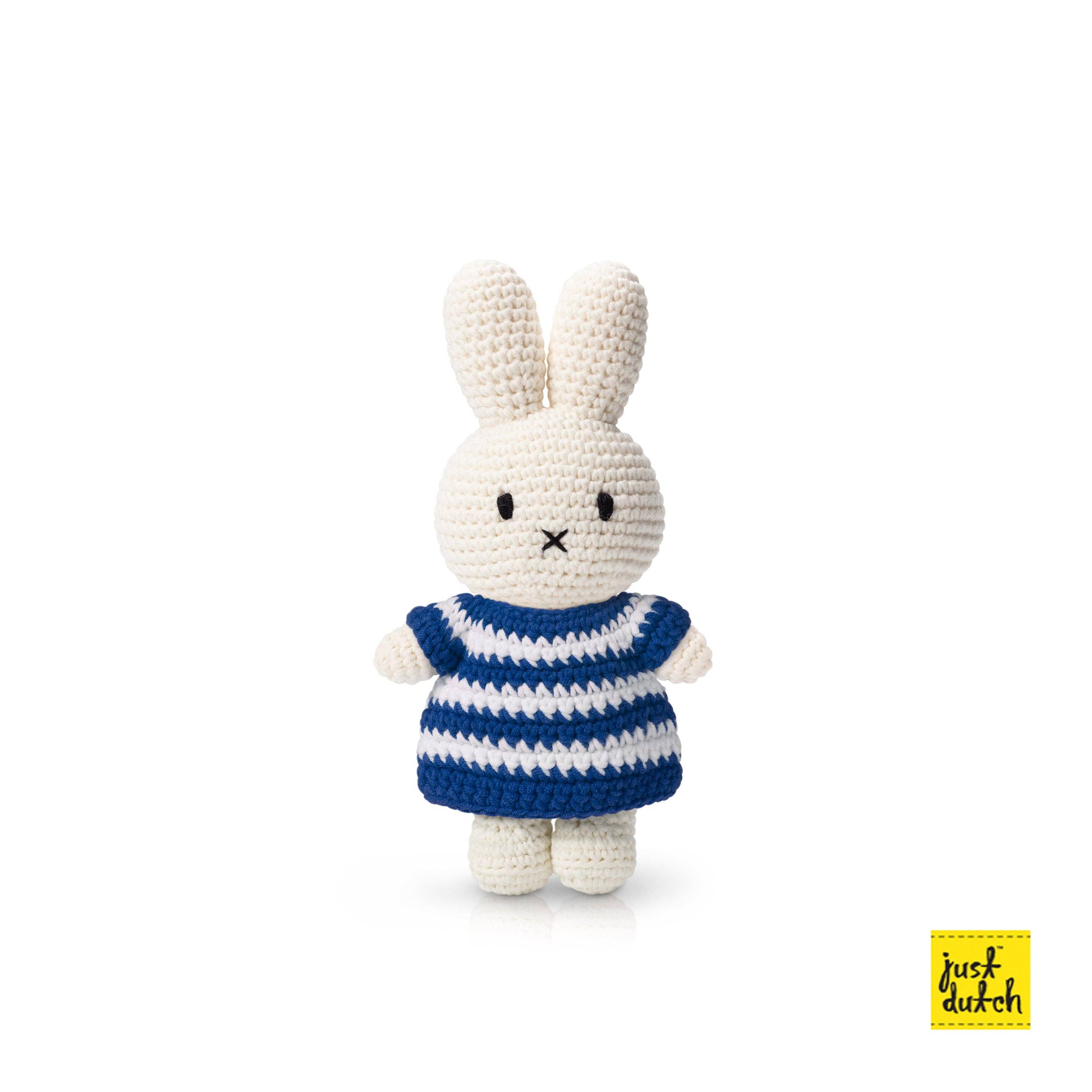 Miffy Striped Dress: Blue with Red Hat, photo 7 of 7