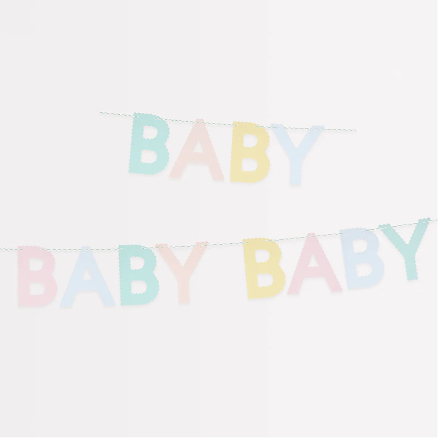 Meri Meri Scallop Edge Baby Garland