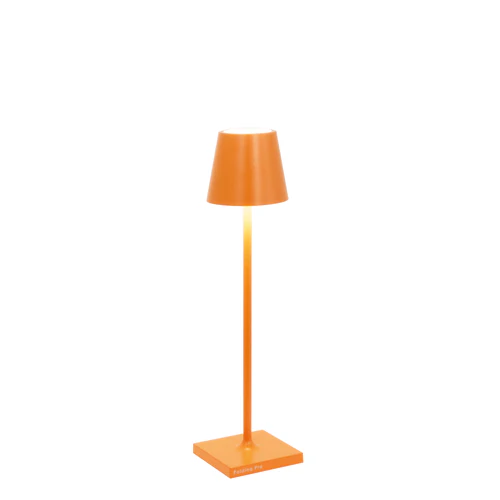 Poldina Micro Pro Orange Cordless Lamp Zafferano America, photo 1 of 2