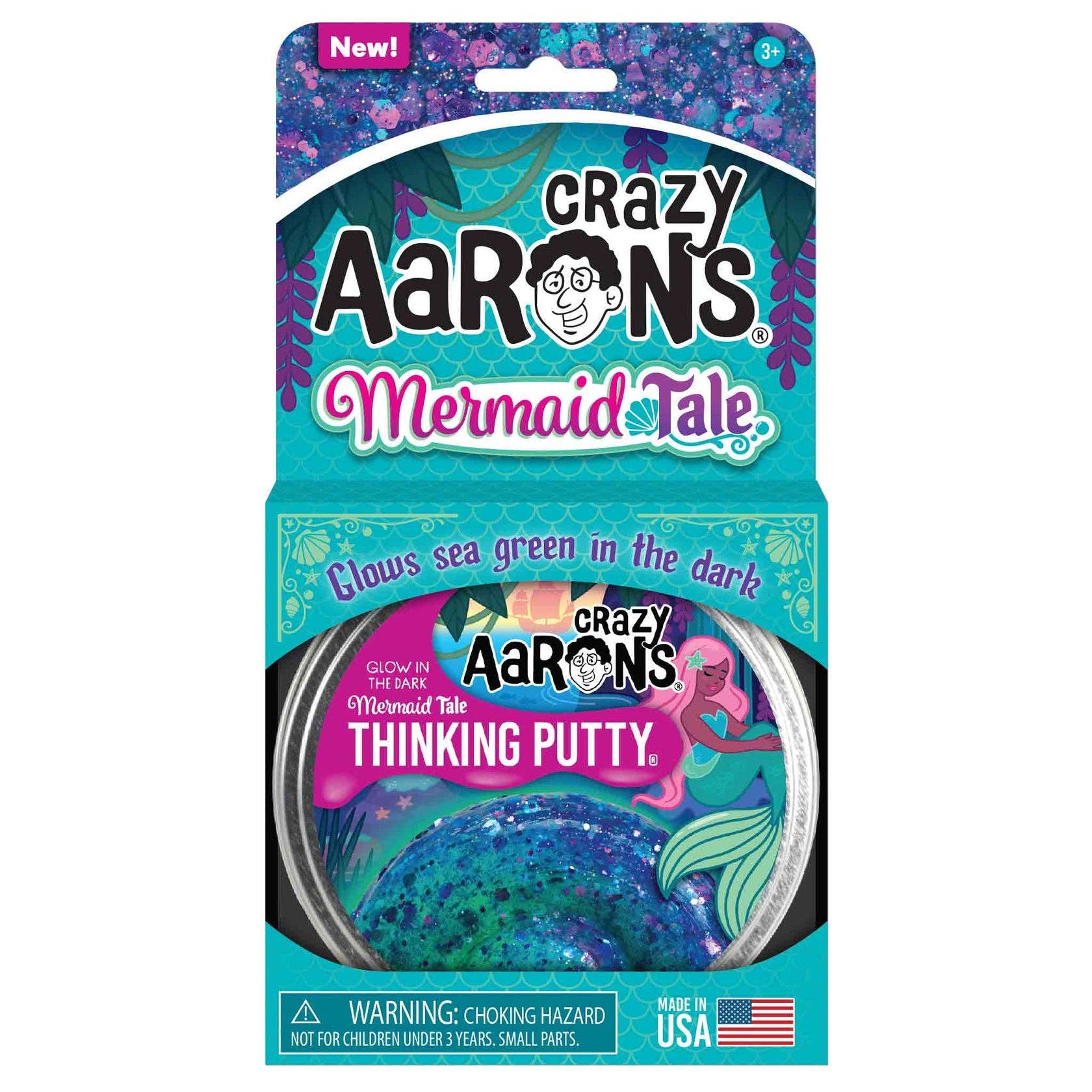 Mermaid Tale - Full Size 4" Thinking Putty Tin, photo 1 of 3