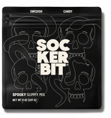 Sockerbit Spooky Gummy Mix Swedish Candy Bag 8oz -Halloween Collection, photo 1 of 4