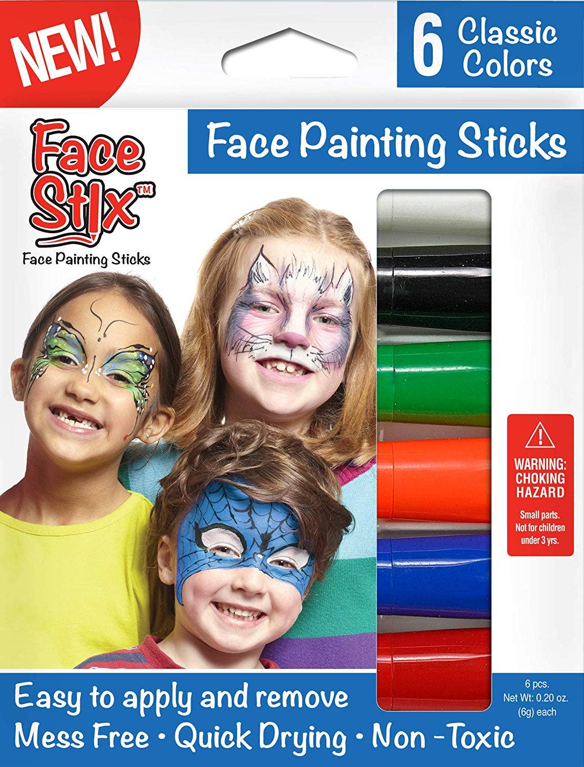 Face Paint Stix - 6 Pack TPG-633, photo 1 of 3