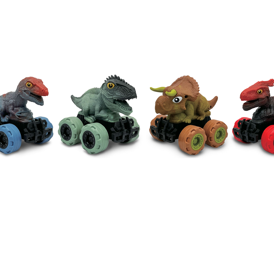 Aeromax Mighty Minis Push N Go Cretaceous Period Dinos