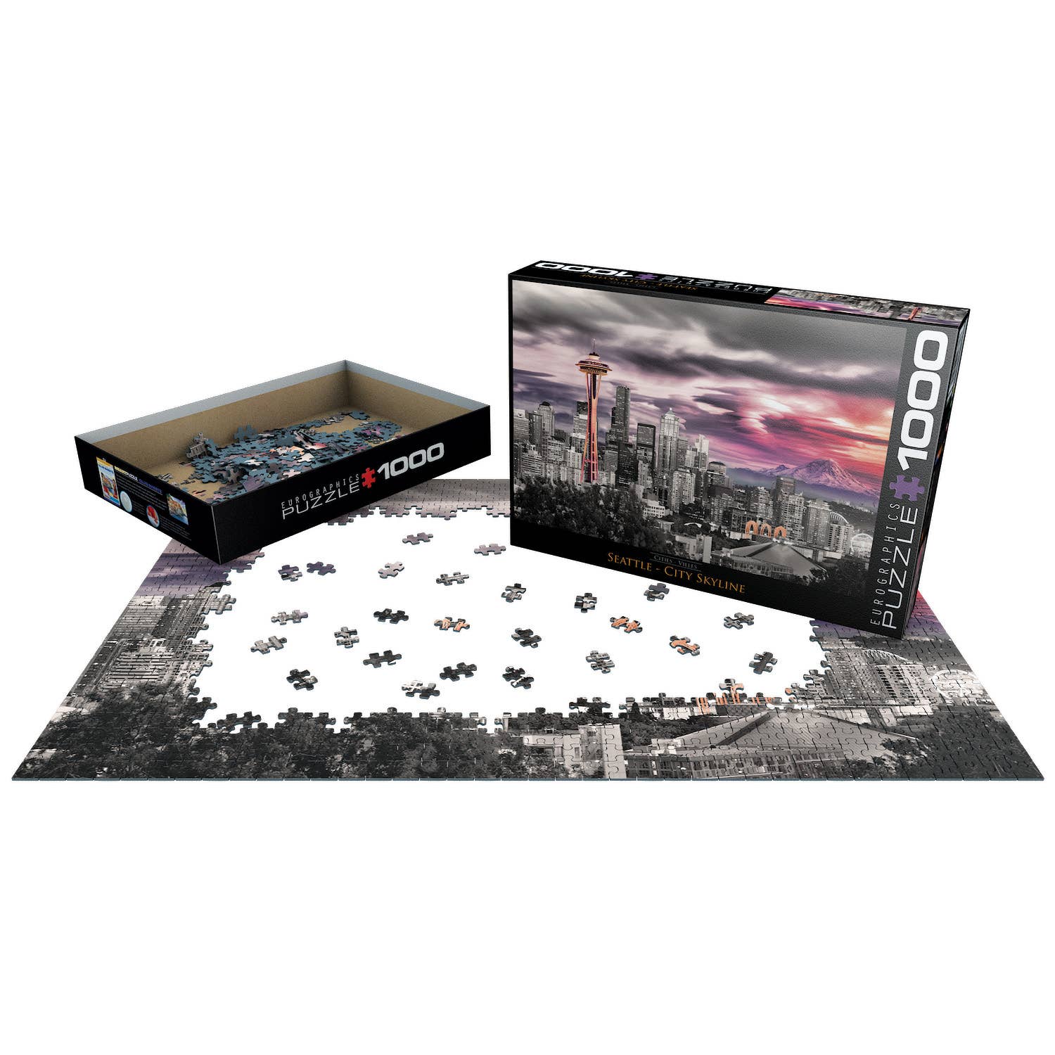 Seattle City Skyline 1000pc Puzzle, photo 3 of 3