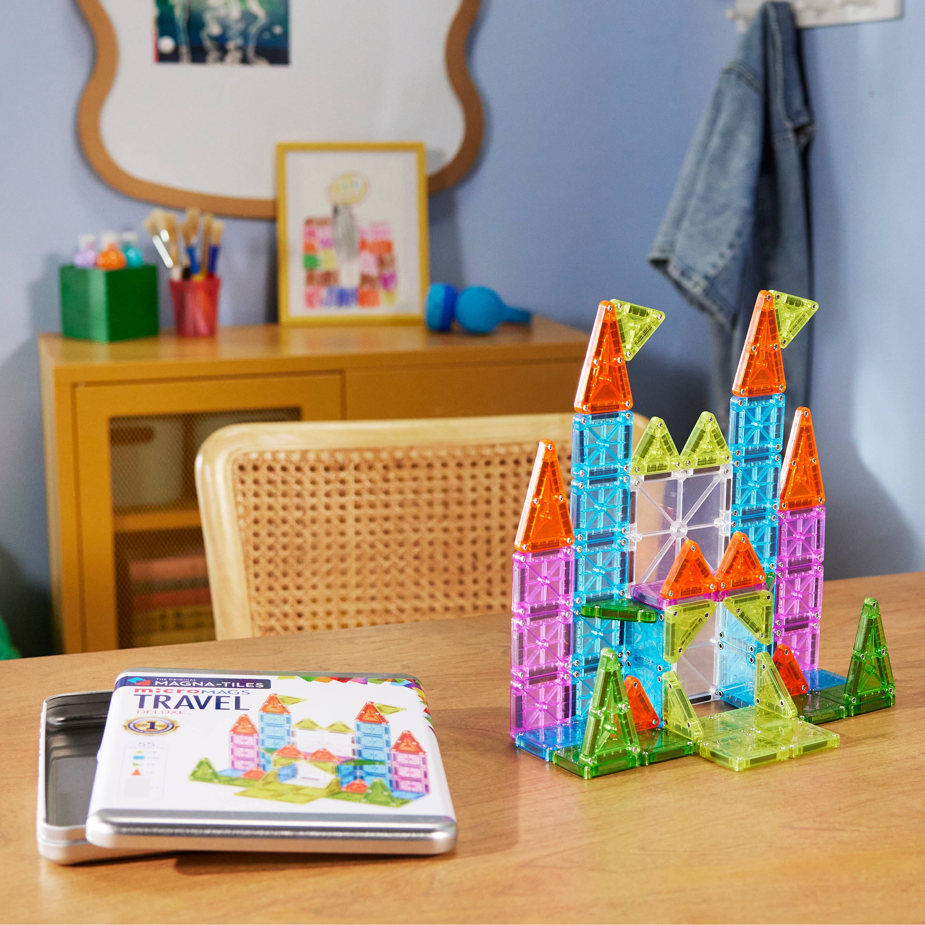 Magna-Tiles Travel Set Deluxe 55-Piece Set, photo 2 of 7
