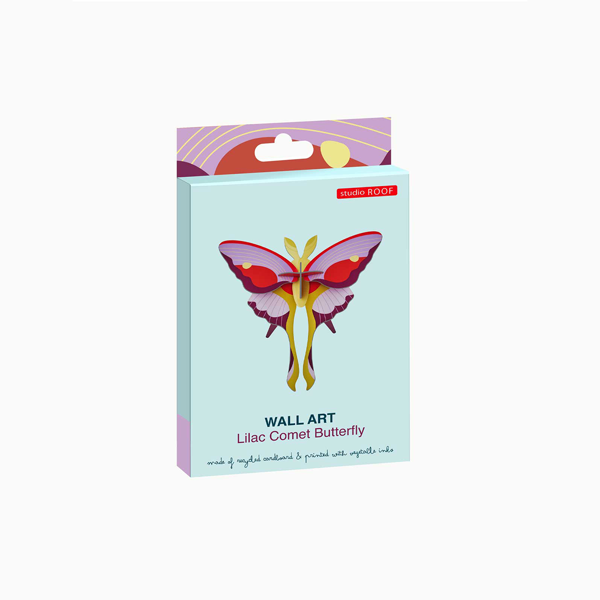 3D wall art - Lilac Comet Butterfly, photo 2 of 2