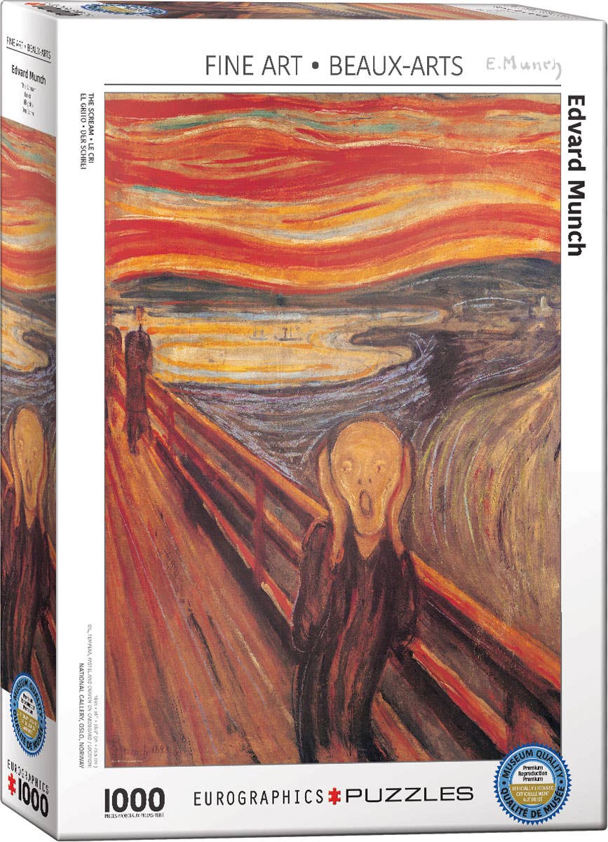 The Scream 1000pc Puzzle, photo 1 of 3