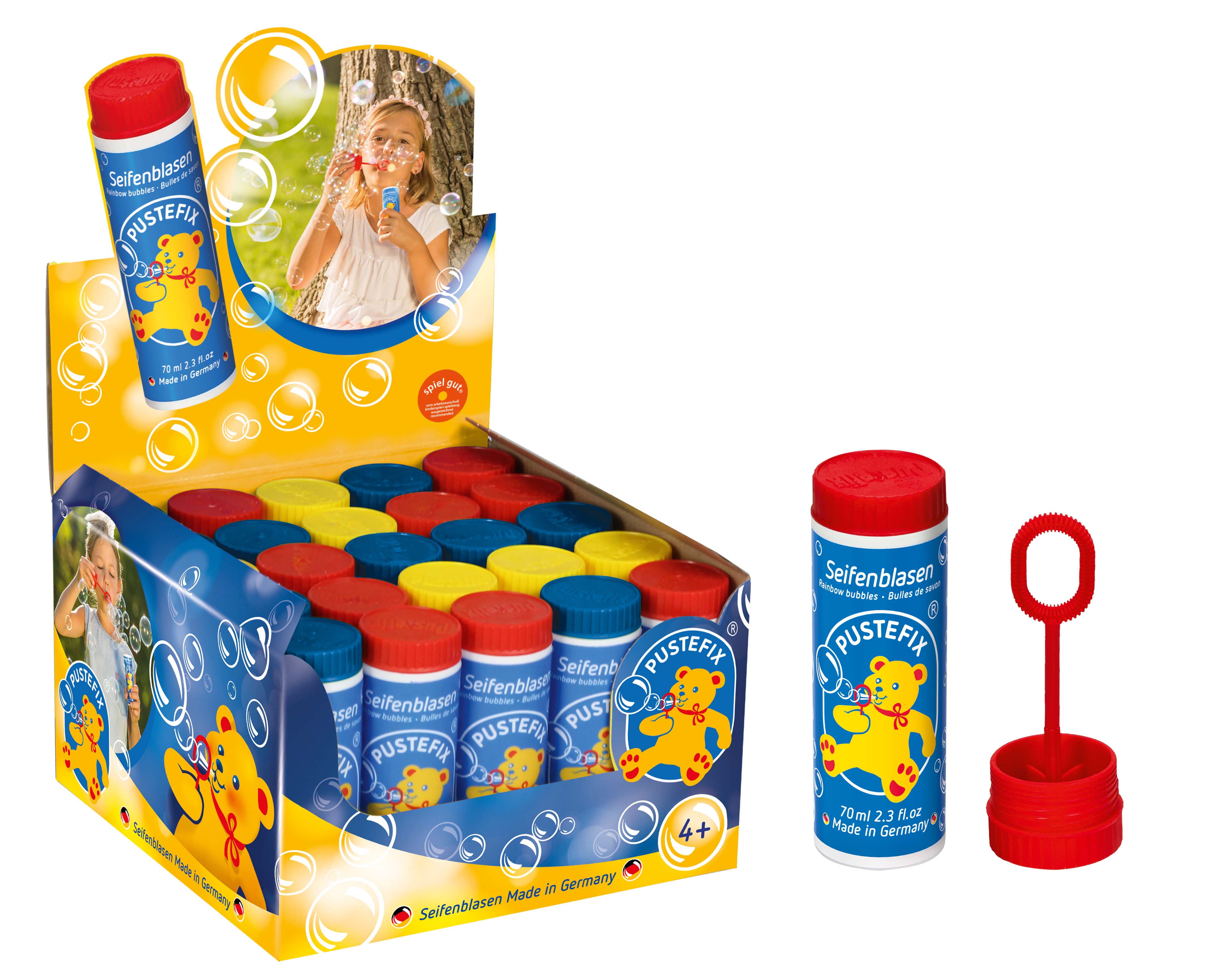Pustefix Bubble Tube with Wand - 70 ml/2.3 oz, photo 2 of 3