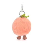 Jellycat Amuseables Peach Bag Charm, photo 3 of 4