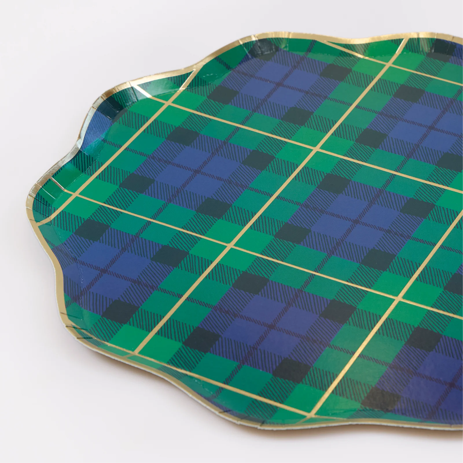 Meri Meri Tartan Mix Dinner Plates, photo 2 of 3