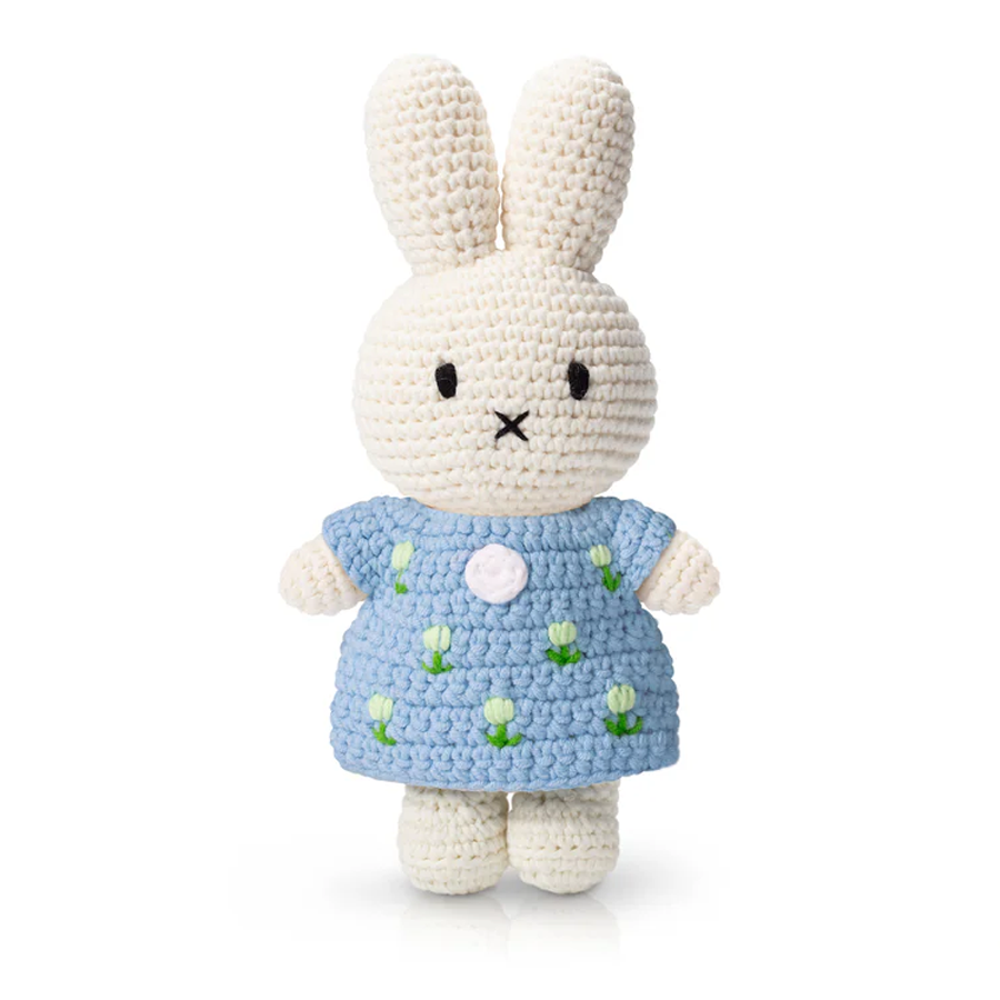 Just Dutch Miffy Tulip Pastel Blue Dress
