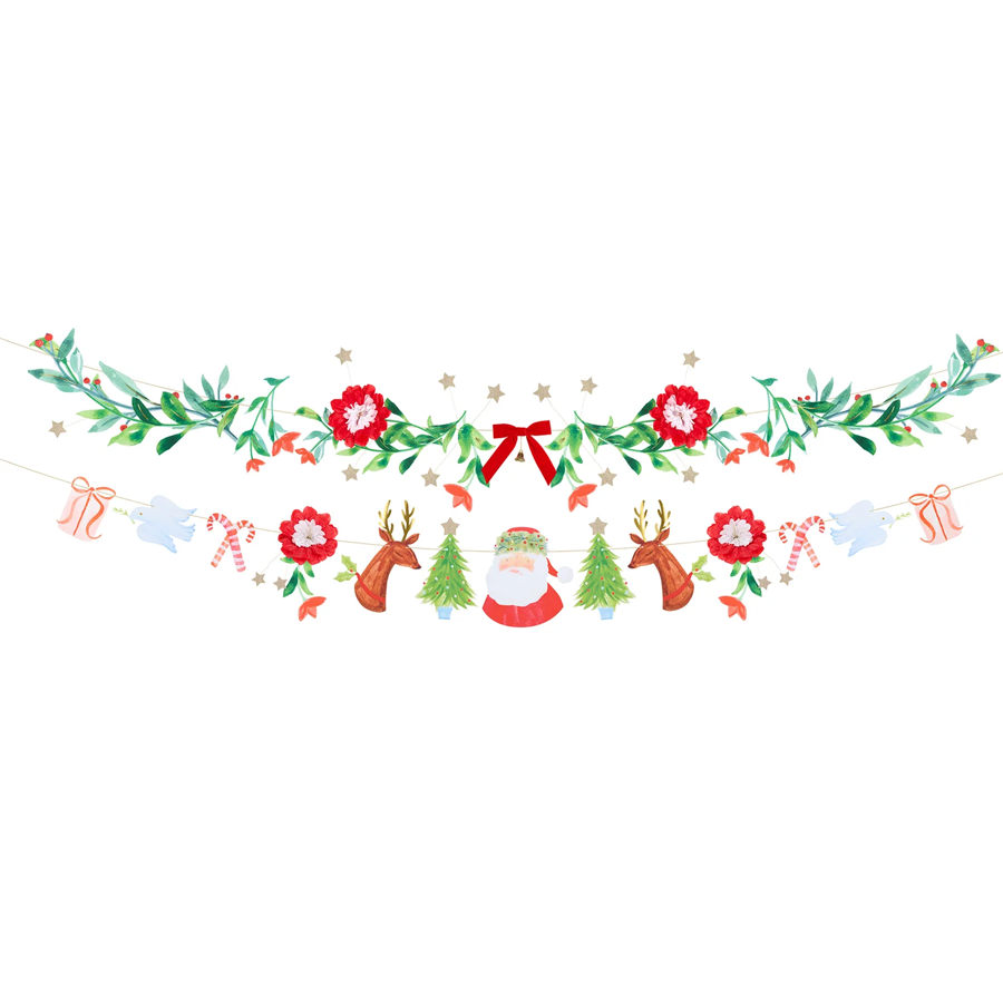 Meri Meri Foliage & Character Christmas Garland, photo 2 of 3