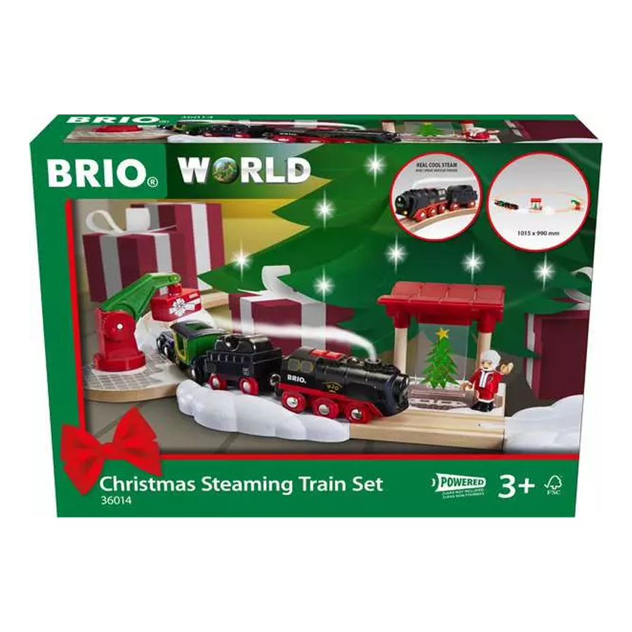 BRIO World Christmas Steaming Train Set