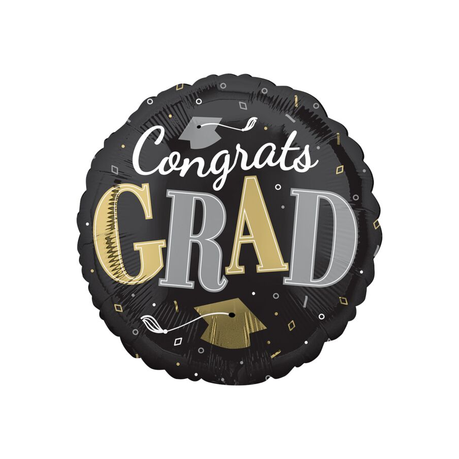 17in Congrats Grad Foil Balloon