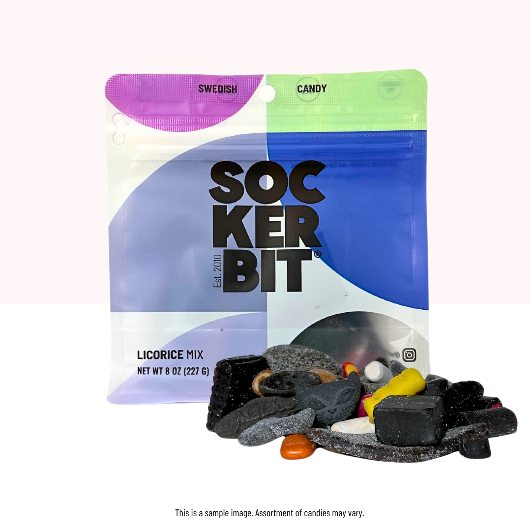 Sockerbit Licorice Mix Swedish Candy Bag 8oz, photo 1 of 2