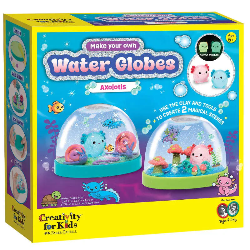 Make Your Own Water Globes Axoloyis, photo 1 of 3