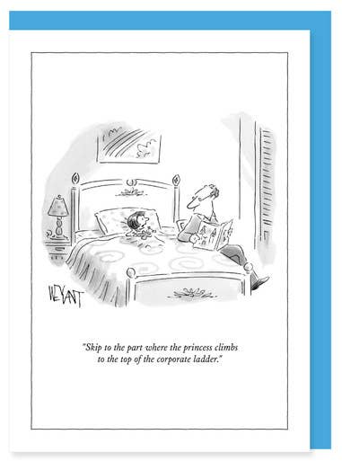 PRINCESS CLIMBING - 5 x 7" NEW YORKER CARD