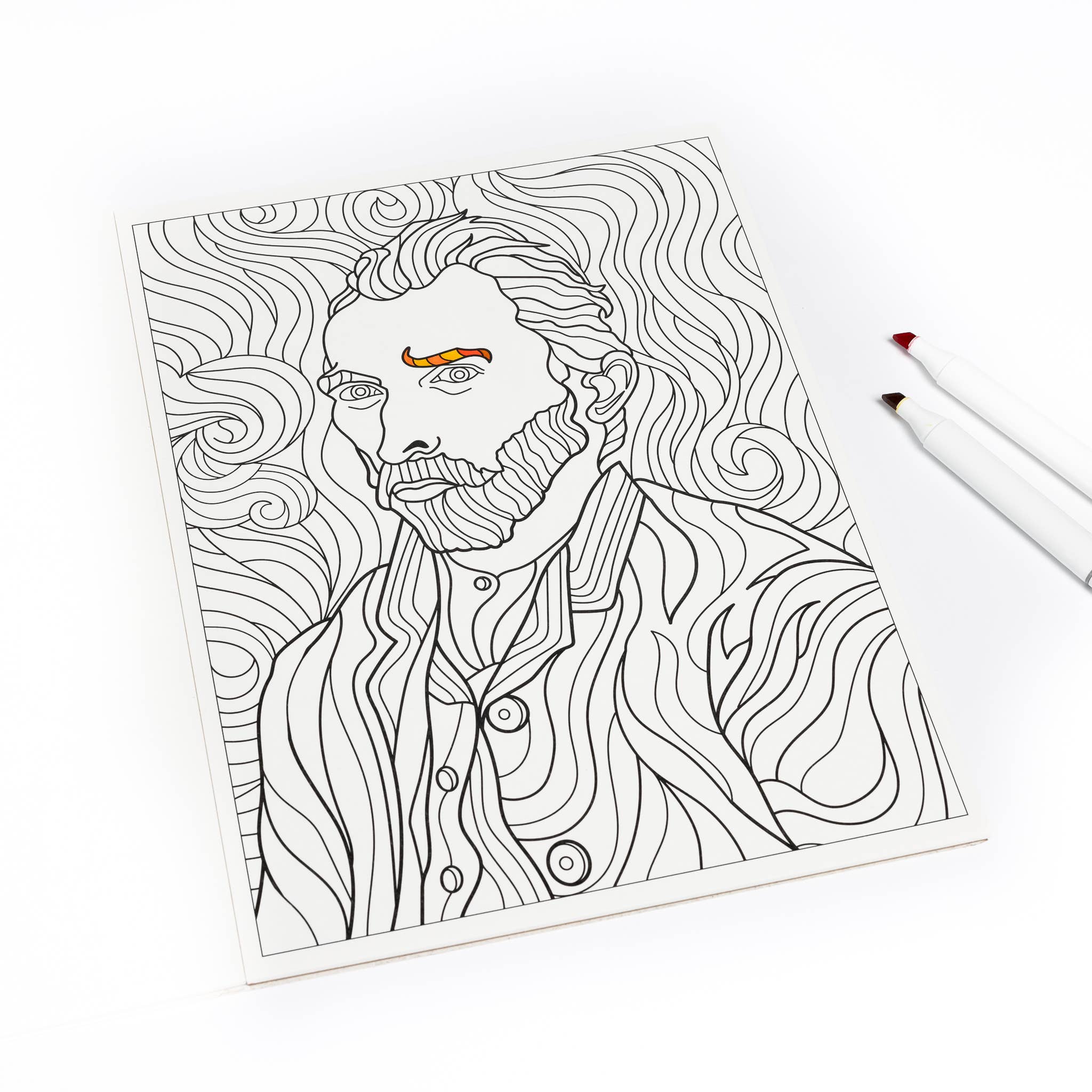 Coloring Book - Vincent van Gogh, photo 7 of 8