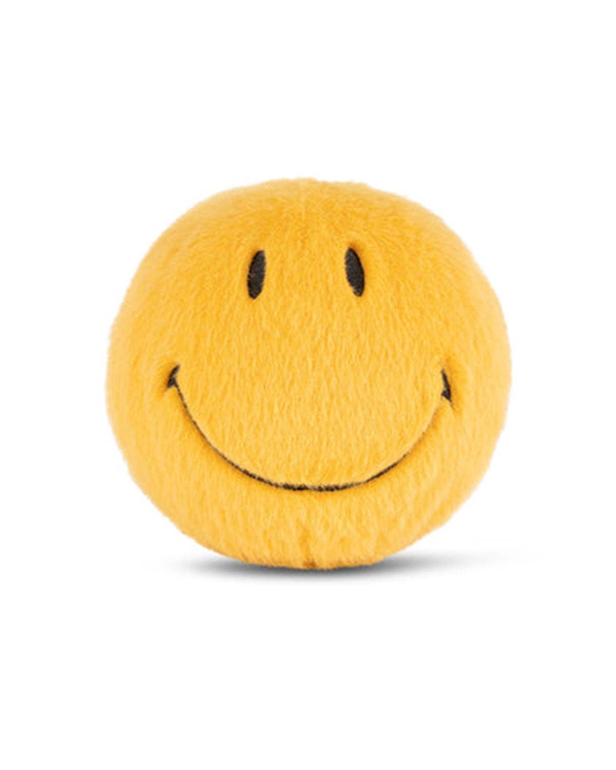 Plush Smiley ECO Fuzzy Yellow 5", photo 1 of 5