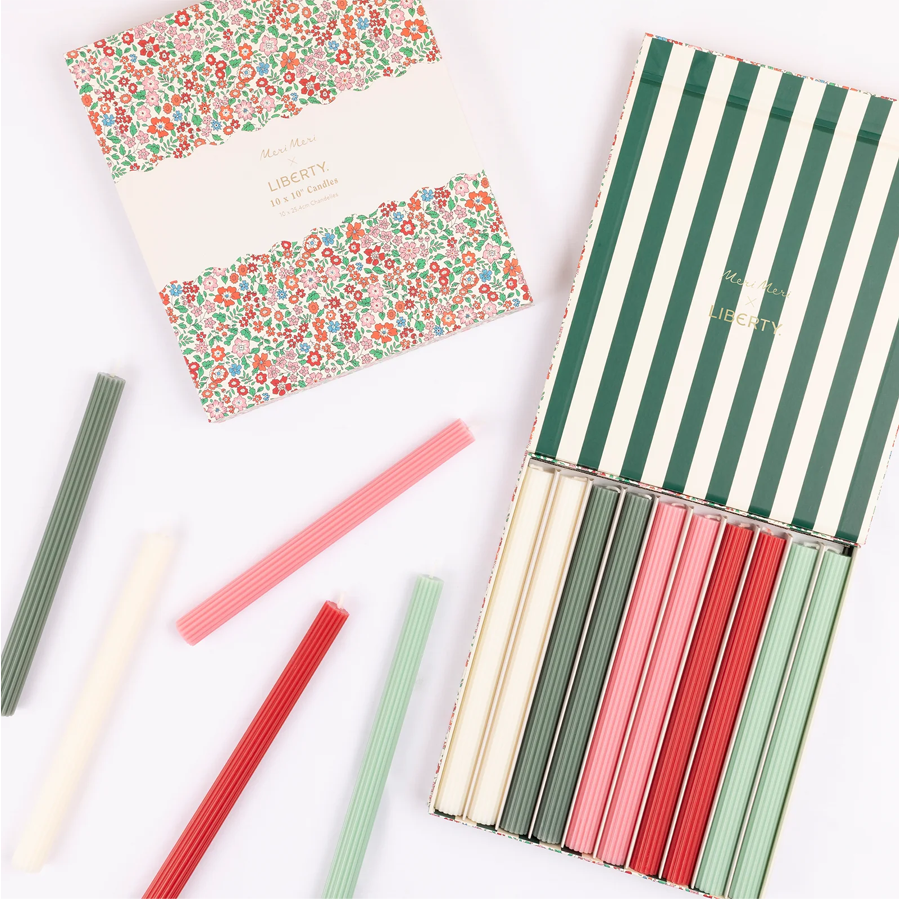 Meri Meri x Liberty of London Sweet Meadow Candle Set, photo 2 of 2