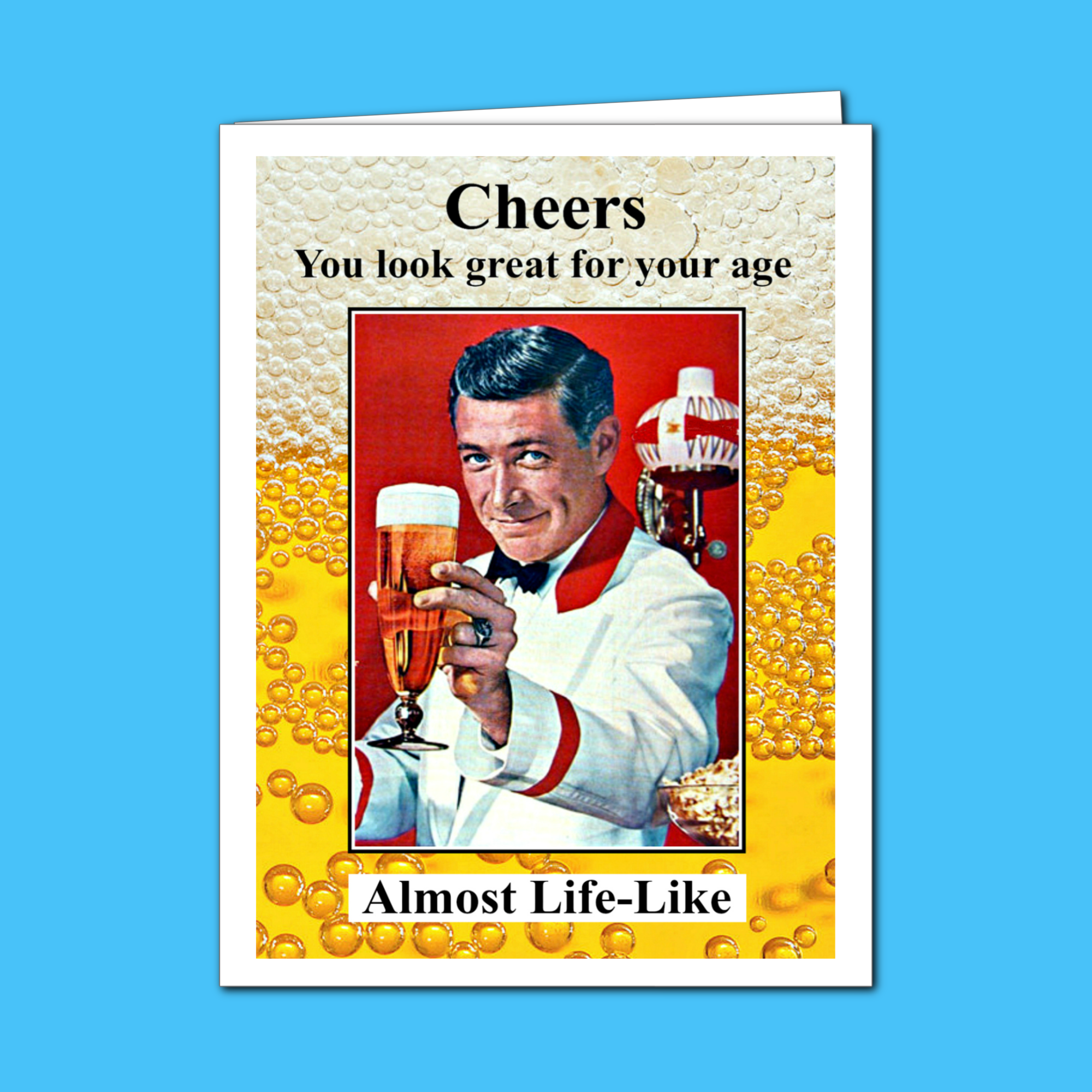 Umlaut Brooklyn Life Like Male - Birthday Greeting Card, photo 2 of 3