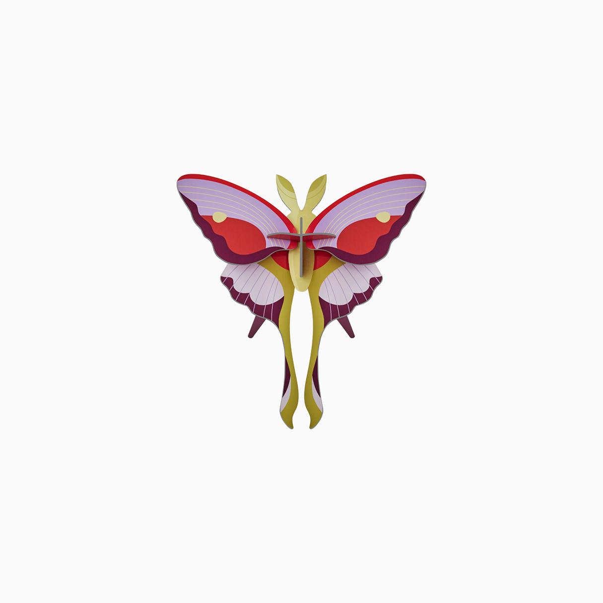 3D wall art - Lilac Comet Butterfly, photo 1 of 2