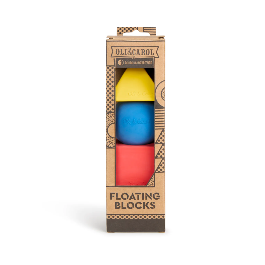 Oli & Carol x bauhaus Movement Floating Blocks Teether