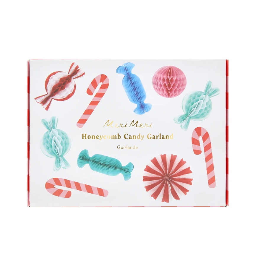 Meri Meri Christmas Candy Mini Honeycomb Garland, photo 1 of 3