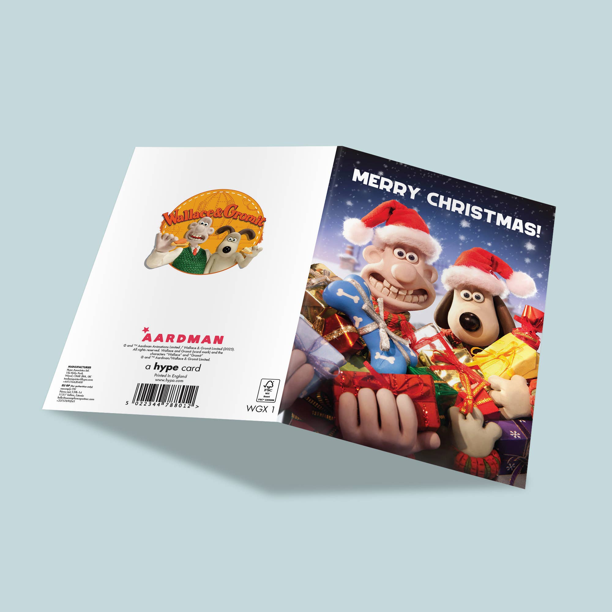 Christmas Card | Wallace and Gromit | Merry Christmas, photo 2 of 2
