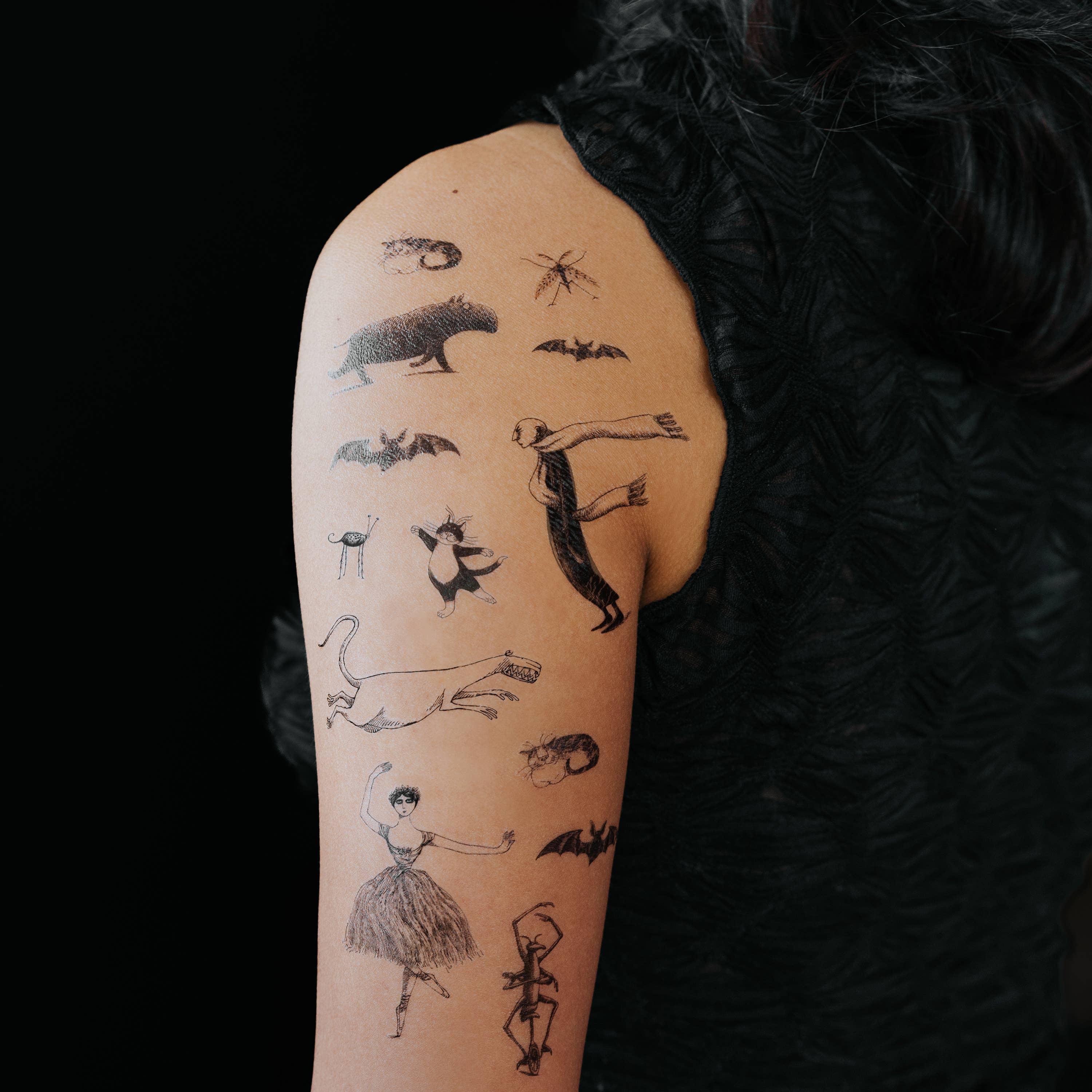 Gorey's Creatures & Figures Tatt. Sheet, photo 3 of 3