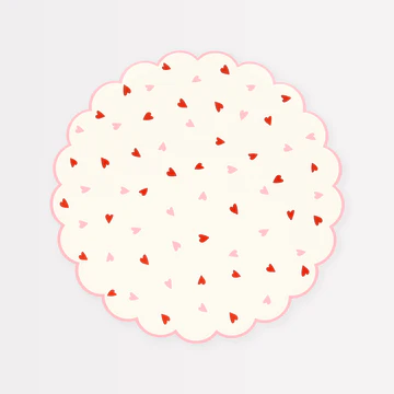 Heart Pattern Side Plates