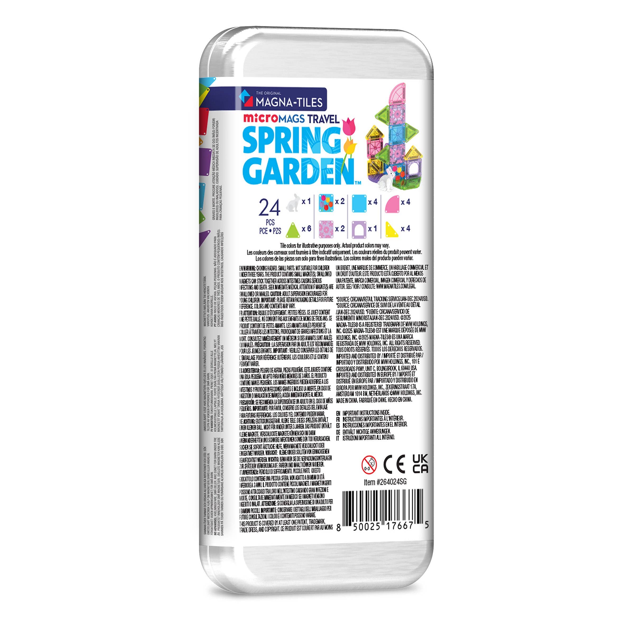 MicroMAGS Spring Garden 24 Piece Travel Set, photo 7 of 7