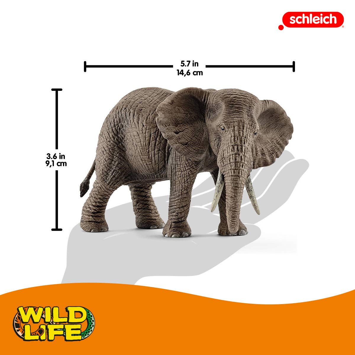 African Elephant, Female Safari Animal Toy, photo 2 of 2