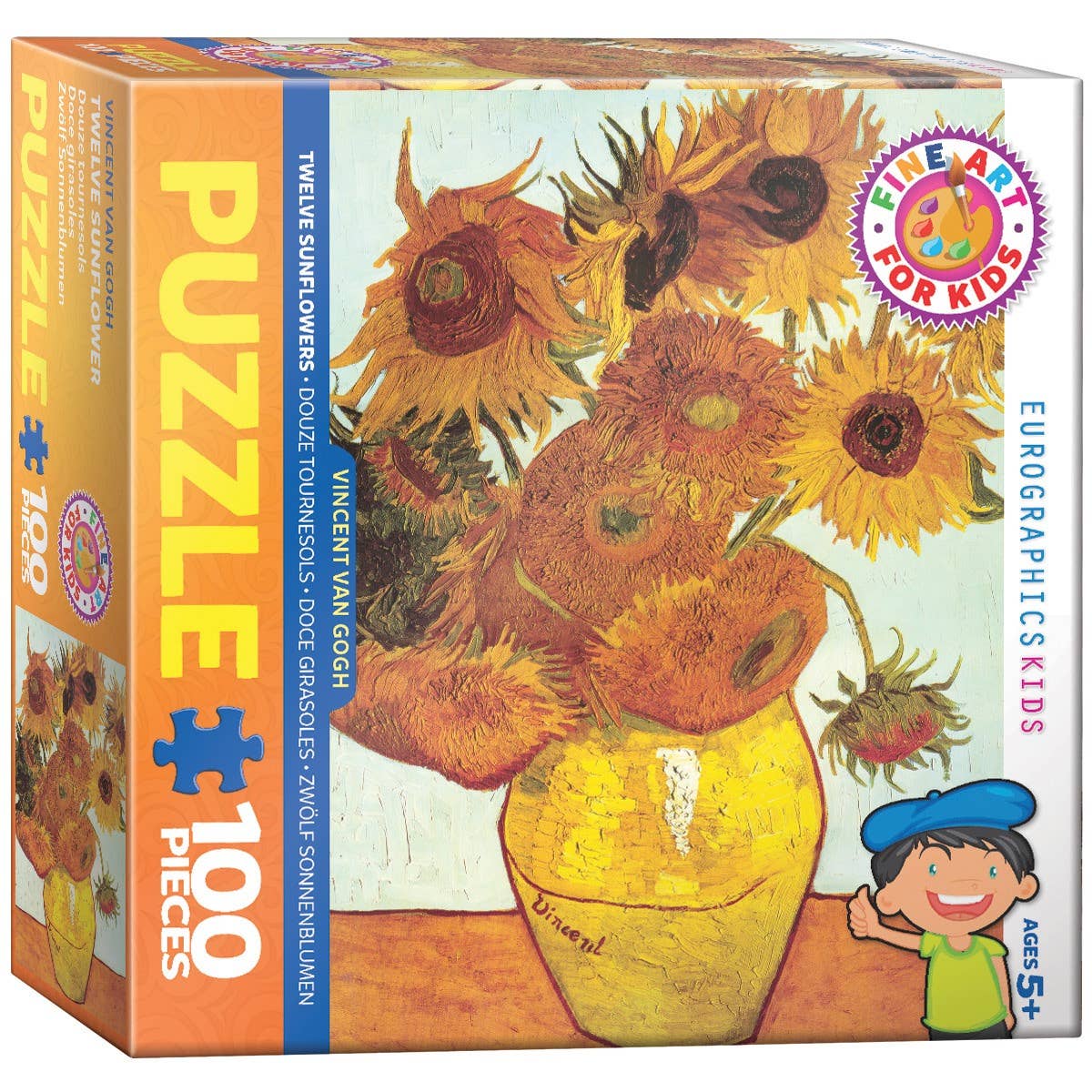 Twelve Sunflowers 100pc Puzzle, photo 1 of 2
