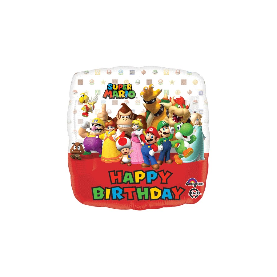 17in Super Mario Bros. Birthday Balloon