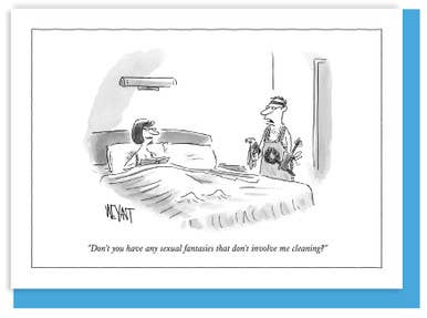 SEXUAL FANTASIES - 5x7 NEW YORKER CARD