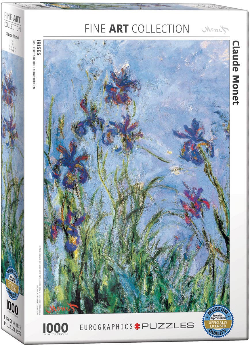 Irises Claude Monet 1000pc Puzzle, photo 1 of 3